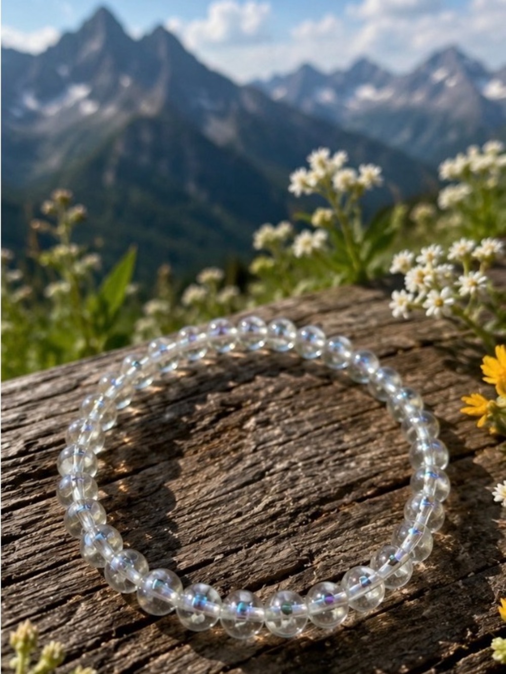 Clear Quartz Stone Bracelet